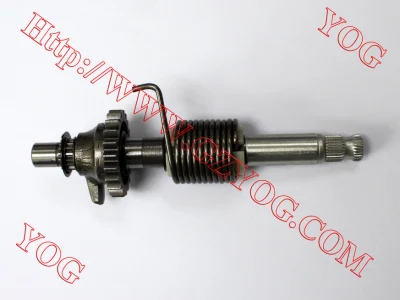 Yog Motorcycle Spare Parts Starting Shaft Complete for Bajaj Boxer, CB125ace, Cg125